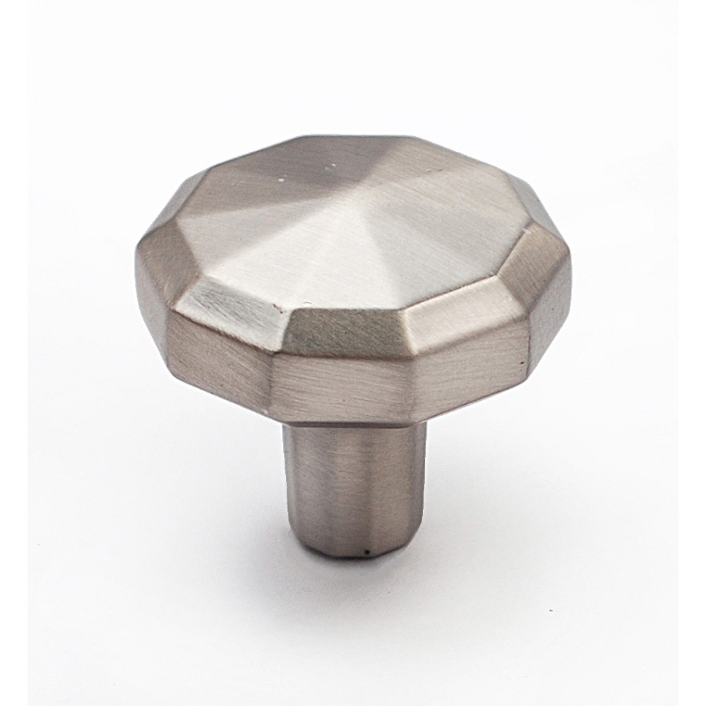N80175MSN Slightly Brushed Matt Satin Nickel Style Kitchen Cabinet Knob Pull Closet Wood Door Knob Cabinet Door Decoration Hardware Home Decor Furniture Handle Knob Drawer Knob Cupboard Knob