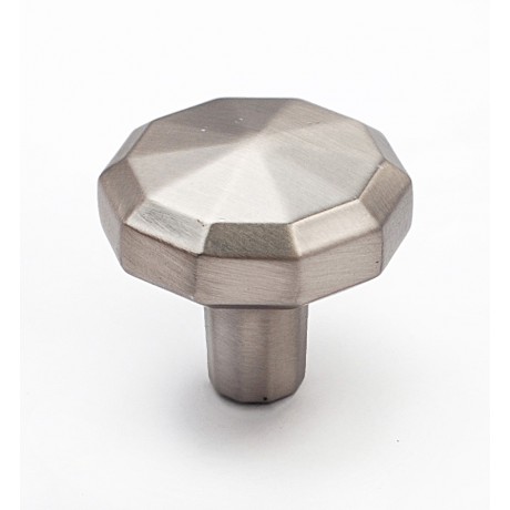 N80175MSN Slightly Brushed Matt Satin Nickel Style Kitchen Cabinet Knob Pull Closet Wood Door Knob Cabinet Door Decoration Hardware Home Decor Furniture Handle Knob Drawer Knob Cupboard Knob