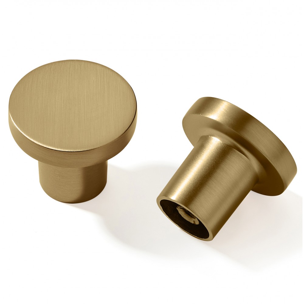 N8026.GD Gold Brushed Post-Modern Design Style Kitchen Cabinet Knob Closet Wood Door Knob Cabinet Door Decorative Cabinet Hardware Home Decor Furniture Drawer Knob Cupboard Pull