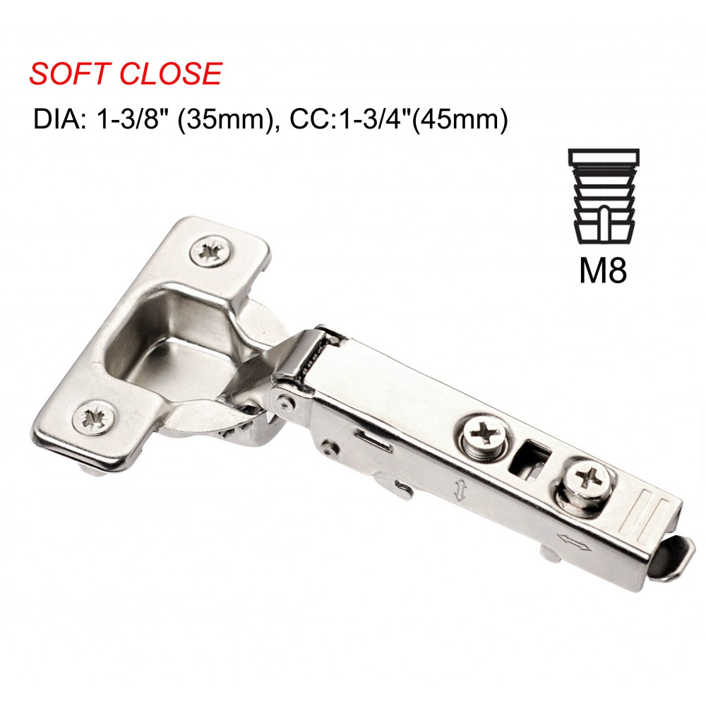 ★SOFT-CLOSE CABINET HINGE A1901N A1903N A1906N