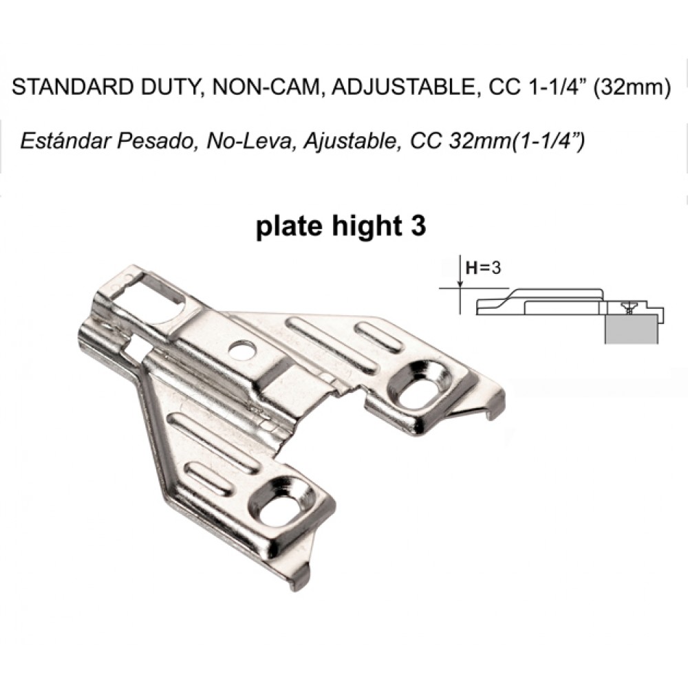 ☆HINGE MOUNTING PLATE C04-TH0K & C043-TH3K