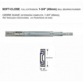 ▲4515H DRAWER SLIDES - SOFT CLOSE