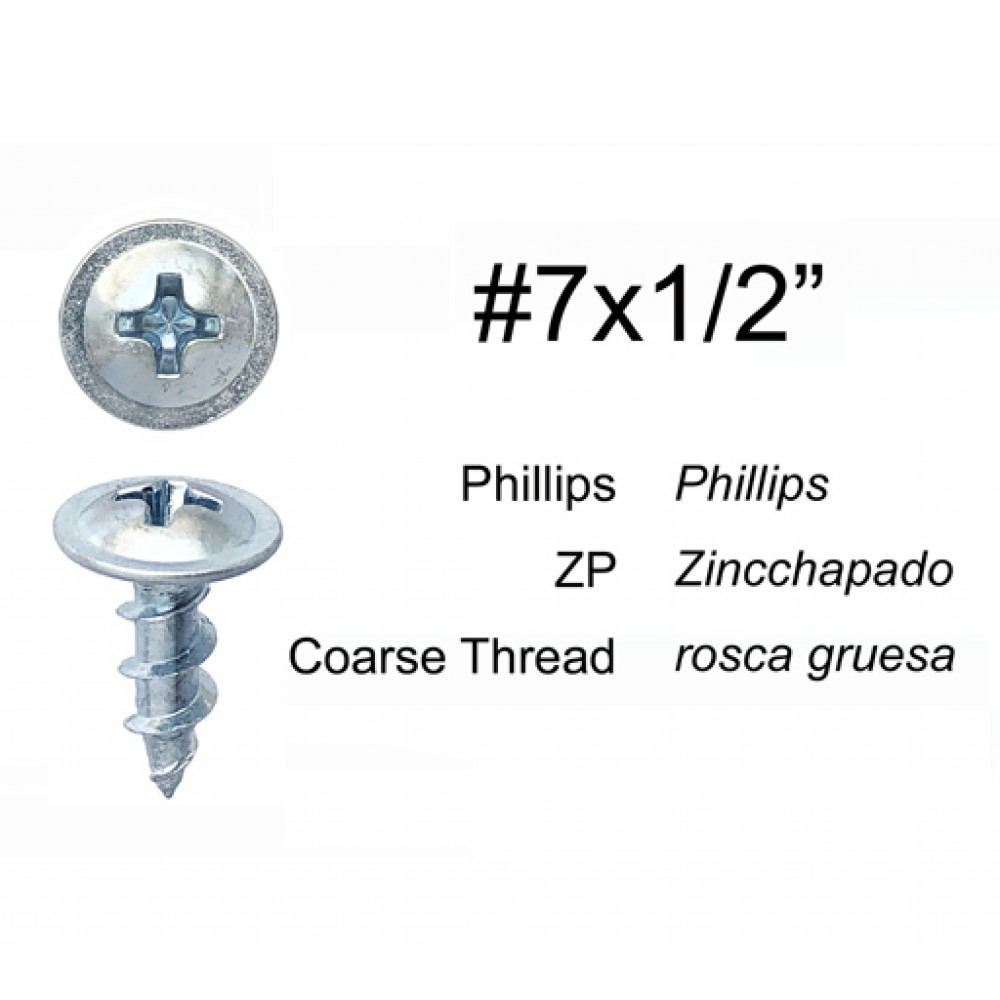▷SB712 MODIFIED TRUSS HEAD SCREW PHILLIPS DR COARSE THREAD