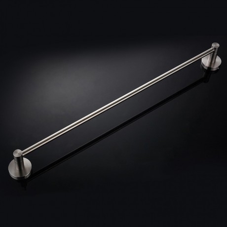 BSS70624 24" Inch, Bathroom Towel Single Bar Holder, Towel Rail Holder Wall Mount, Stainless Steel Brushed Finish.