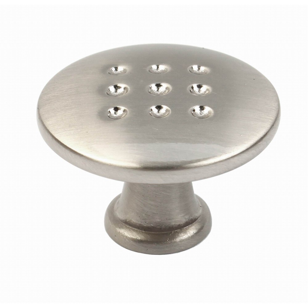 N88788/30SN  1-1/4"Inch (30mm) Slightly Brushed Satin Nickel Big Modern Design Kitchen Cabinet Knob Pull Closet Wood Door Knob Cabinet Door Decoration Hardware Home Decor Furniture Handle Knob Drawer Knob Cupboard Knob