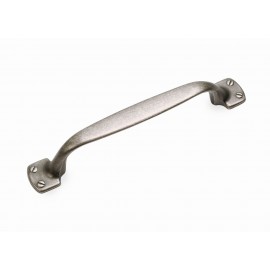  P88009/96AP 3-3/4" inch (96mm) Beautiful Vintage Classic Elegent Style Design Antique Pewter Kitchen Cabinet Pull Handle Closet Wood Door Pull handle Cabinet Door Decorative Hardware Home Decor Cabinet Furniture Pull Drawer Handle Cupboard