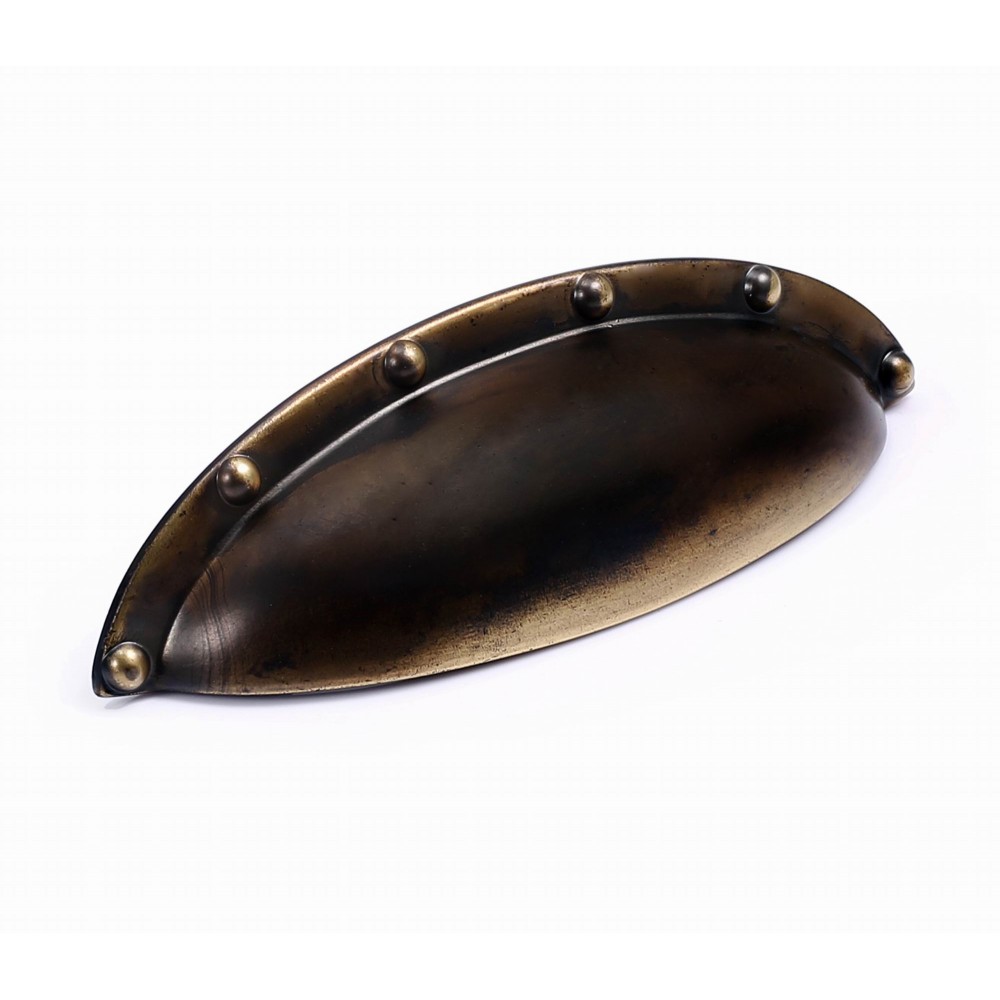  P88280/64AEH 2-1/2" inch (64mm) Beautiful Vintage Hand Rubbed Antique English Brass Kitchen Cabinet Pull Handle Closet Wood Door Pull handle Cabinet Door Decorative Cabinet Hardware Home Decor Furniture Pull Drawer Handle Cupboard Pull