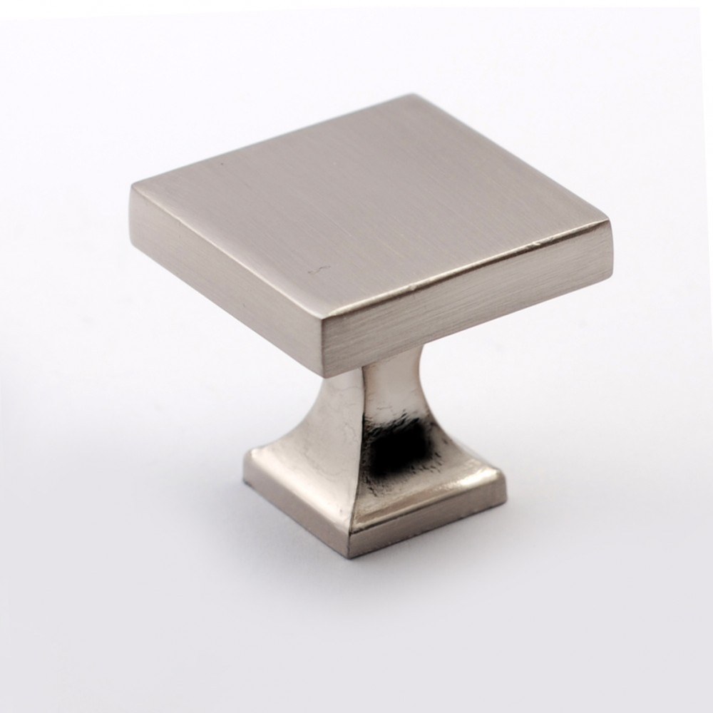 N8005.SN Slightly Brushed Satin Nickel Euro Design Modern Style Kitchen Cabinet Pull Handle Closet Wood Door Pull Handle Cabinet Door Decorative Cabinet Hardware Home Decor Furniture Pull Drawer Handle Cupboard Pull