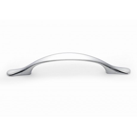  P88026/96CP 3-3/4" inch (96mm) CP Finish Chrome Plated Shining Bright Style Kitchen Cabinet Pull Handle Closet Wood Door Pull handle Cabinet Door Decorative Cabinet Hardware Home Decor Furniture Pull Drawer Handle Cupboard Pull
