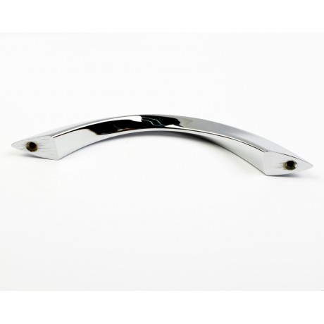  P88141/128CP 5"(128mm) CP Finish Chrome Plated Shining Bright Euro Style Design Kitchen Cabinet Pull Handle Closet Wood Door Pull handle Cabinet Door Decorative Cabinet Hardware Home Decor Furniture Pull Drawer Handle Cupboard Pull