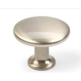  1-1/4"inch(30mm) N88008/30SN Slightly Brushed Satin Nickel style Kitchen Cabinet Knob pull Closet Wood Door Knob Cabinet Door Decoration Hardware Home Decor Furniture Handle Knob Drawer Knob Cupboard Knob