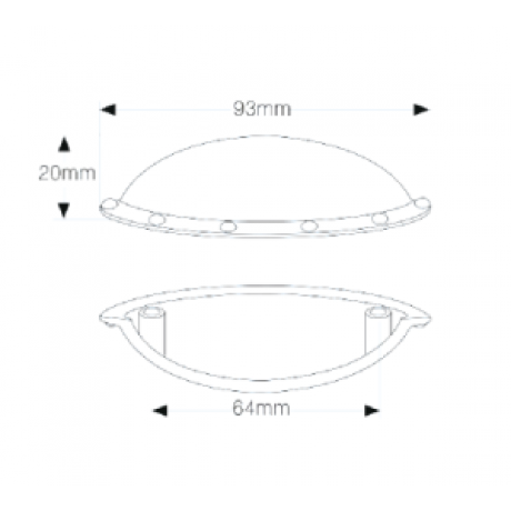  2-1/2 " inch (64mm) P88280/64SN Slightly Brushed Satin Nickel Post-modern design style Kitchen Cabinet Pull Handle Closet Wood Door Pull handle Cabinet Door Decorative Cabinet Hardware Home Decor Furniture Pull Drawer Handle Cupboard Pull