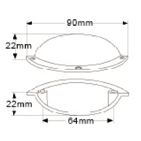 P88407/64CP 2-1/2" inch (64mm) CP Finish Chrome Plated Shining Bright post-modern design style Kitchen Cabinet Pull Handle Closet Wood Door Pull handle Cabinet Door Decorative Cabinet Hardware Home Decor Furniture Pull Drawer Handle Cupboard